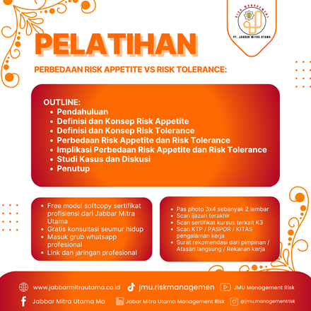 Perbedaan Risk Appetite vs Risk Tolerance