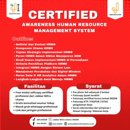 Certified Awareness Human Resource Management System (CAHRMS)