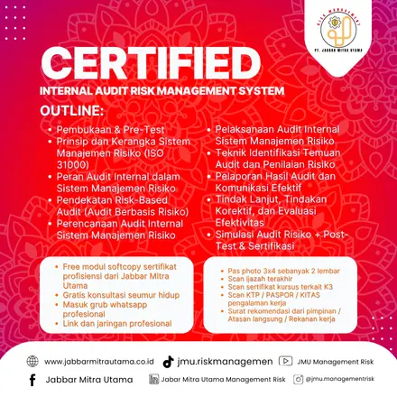 Certified Internal Audit Risk Management System