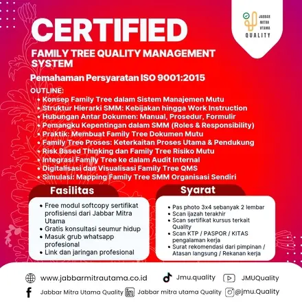 Certified Family Tree Quality Management System