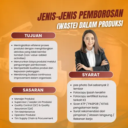 Jenis-Jenis Pemborosan (Waste) dalam Produksi (JPP)