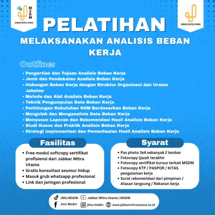 Melaksanakan Analisis Beban Kerja
