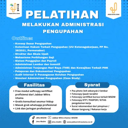 Melakukan Administrasi Pengupahan