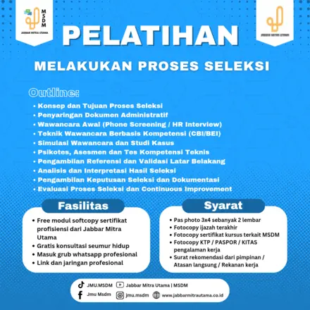 Melakukan Proses Seleksi