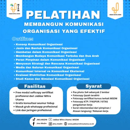 Membangun Komunikasi Organisasi yang Efektif