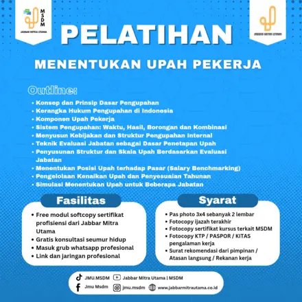 Menentukan Upah Pekerja