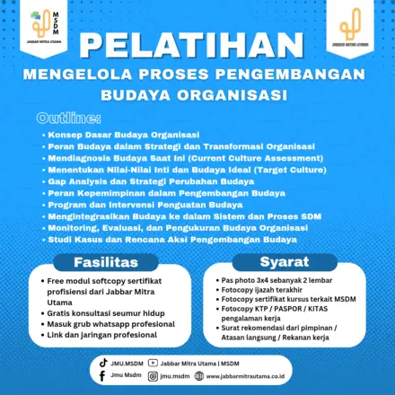 Mengelola Proses Pengembangan Budaya Organisasi