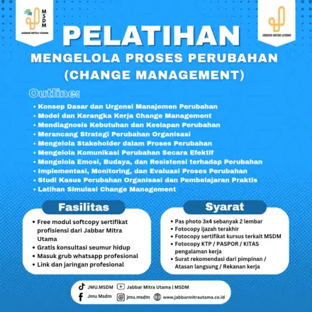 Mengelola Proses Perubahan (Change Management)
