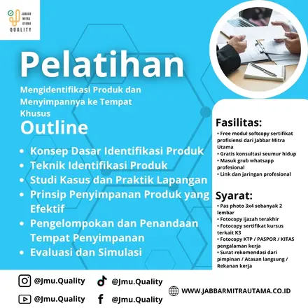 Mengidentifikasi Produk dan Menyimpannya ke Tempat Khusus