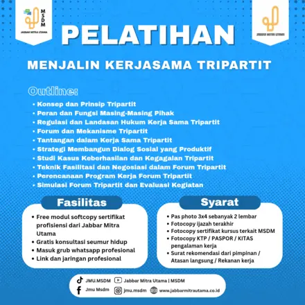 Menjalin Kerjasama Tripartit