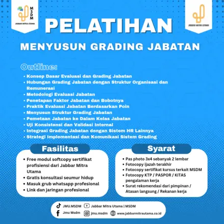 Menyusun Grading Jabatan