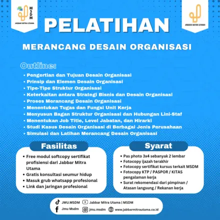 Merancang Desain Organisasi