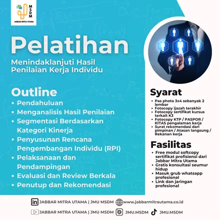 Menindaklanjuti Hasil Penilaian Kerja Individu