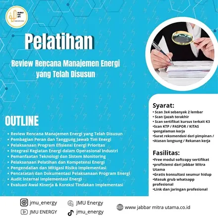 Review Rencana Manajemen Energi yang Telah Disusun