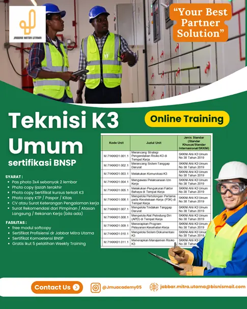 Teknisi K3 Umum