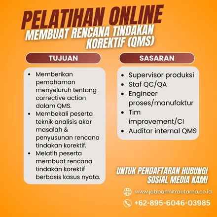 Membuat Rencana Tindakan Korektif (QMS)