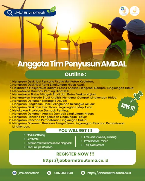 Anggota Tim Penyusun Amdal