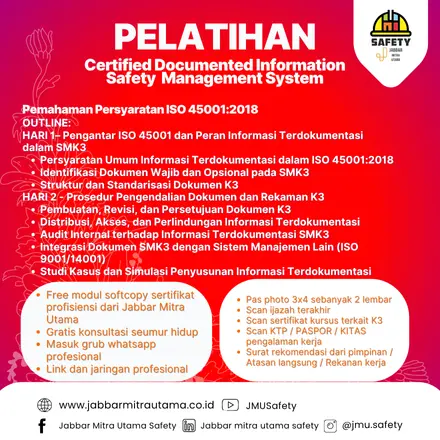 Certified Documented Information Safety Management System