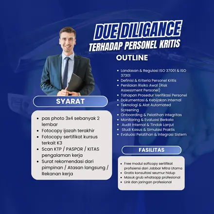 Due Diligence Terhadap Personel Kritis