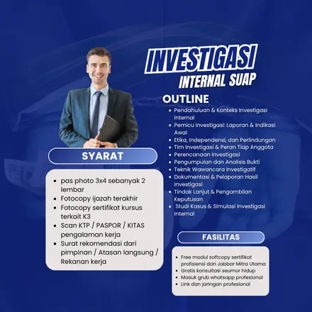 Investigasi Internal Suap