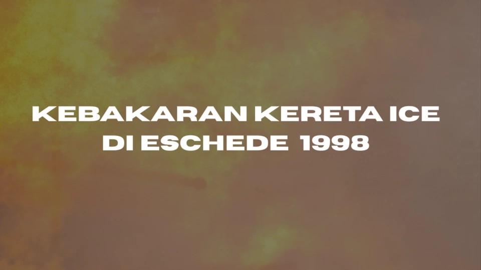 Terjadinya Kecelakaan Kereta Ice di Eschede 1998