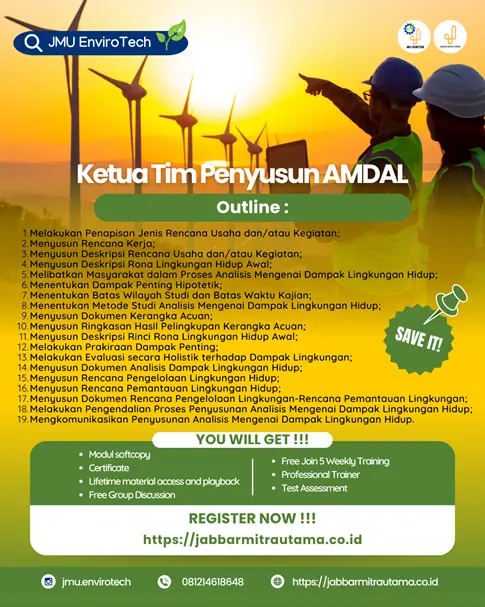 Ketua Tim Penyusun Amdal