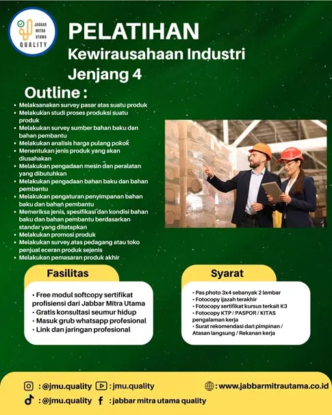 Kewirausahaan Industri Jenjang 4