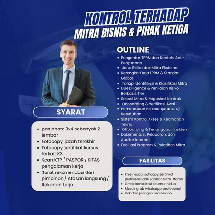 Kontrol Terhadap Mitra Bisnis & Pihak Ketiga