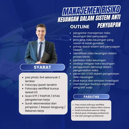 Manajemen Risiko Keuangan dalam Sistem Anti Penyuapan