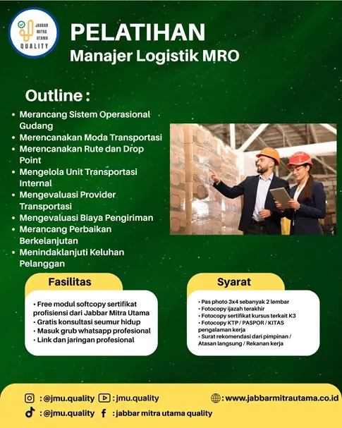 Manajer Logistik MRO