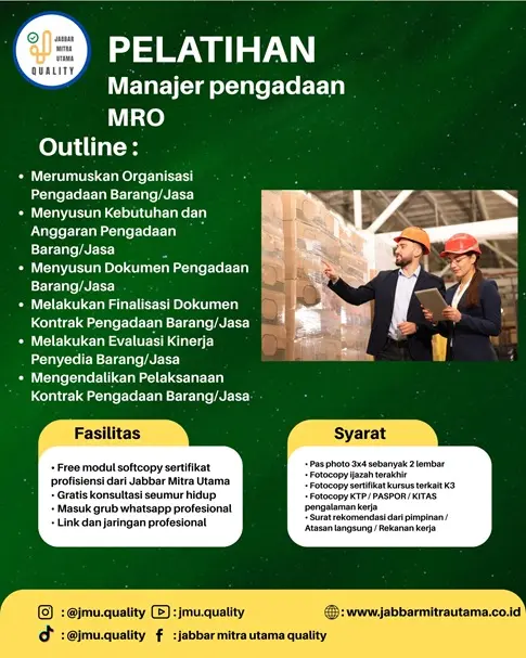 Manajer Pengadaan MRO
