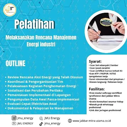 Melaksanakan Rencana Manajemen Energi Industri