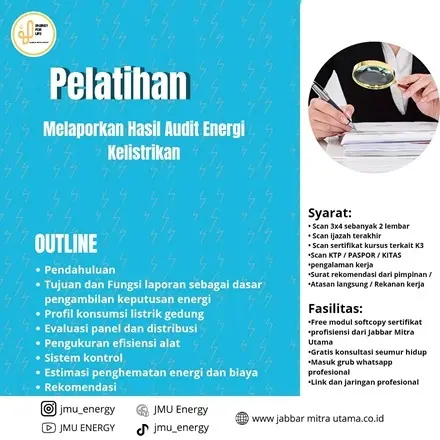 Melaporkan Hasil Audit Energi Kelistrikan