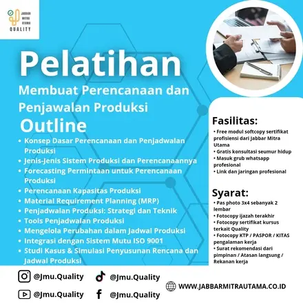 Membuat Perencanaan dan Penjadwalan Produksi