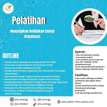 Menyiapkan Kebijakan Energi Organisasi Bangunan Gedung