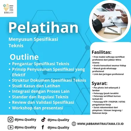 Menyusun Spesifikasi Teknis