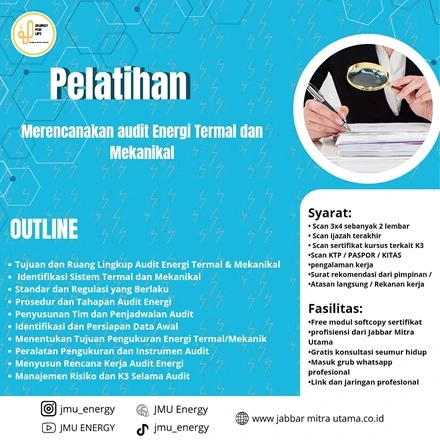 Merencanakan Audit Energi Termal dan Mekanikal