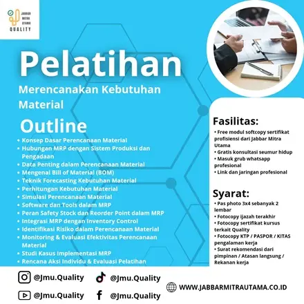 Merencanakan Kebutuhan Material