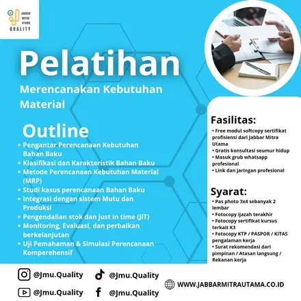 Merencanakan Kebutuhan Material
