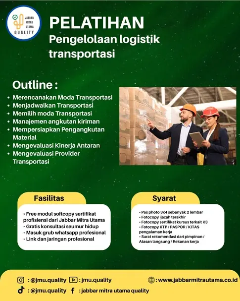 Pengelolaan Logistik Transportasi