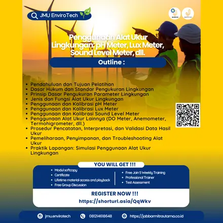 Penggunaan Alat Ukur Lingkungan (pH Meter, Lux Meter, Sound Level Meter, dll.