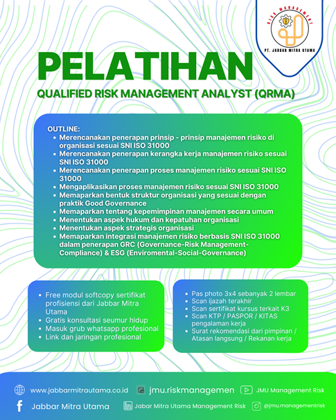 Qualified Risk Management Analyst (QRMA)