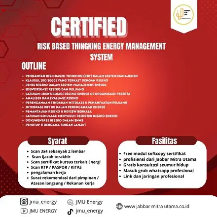 Certified Risk Based Thinking Energy Management System