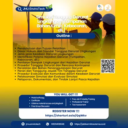 Simulasi Tanggap Darurat Lingkungan (Tumpahan Bahan Kimia, Kebocoran, dll.)